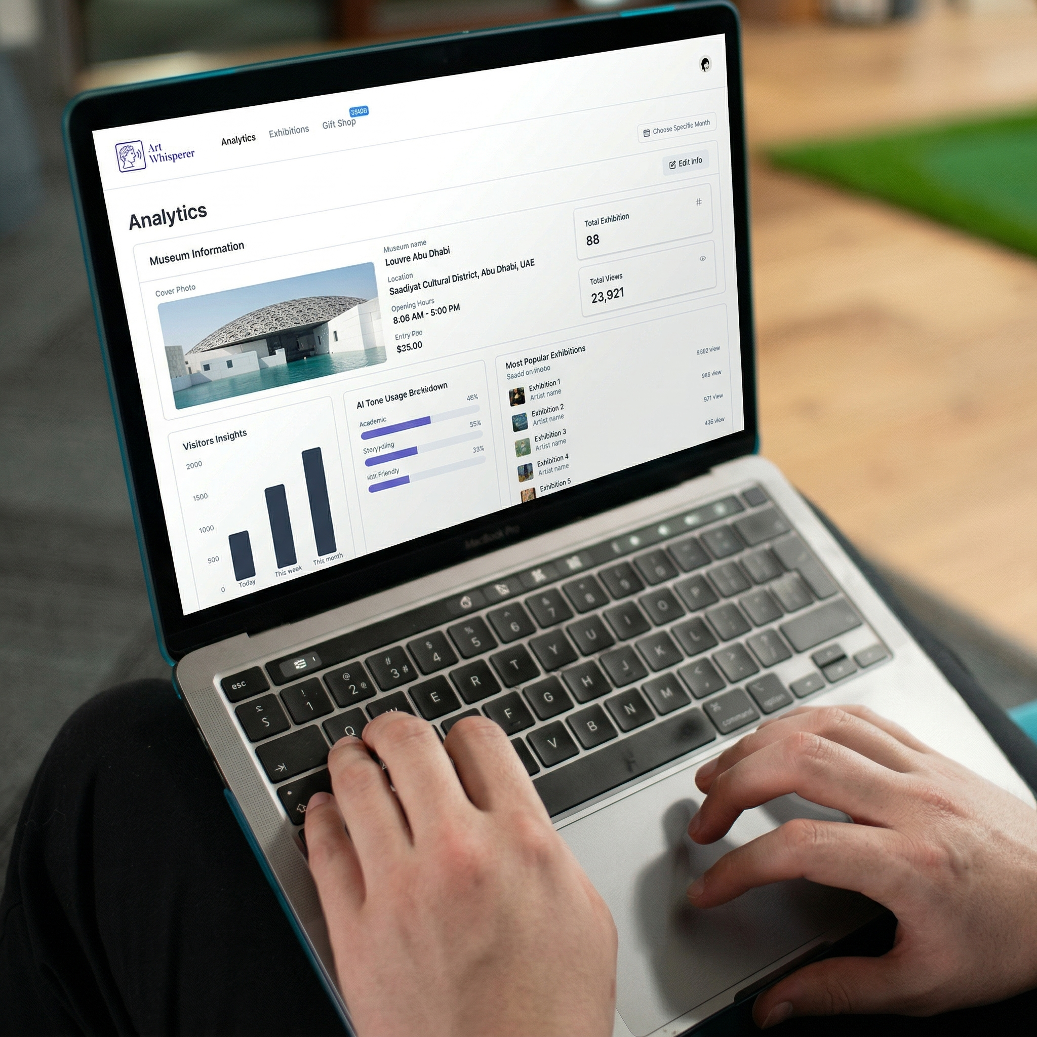 Analytics dashboard preview